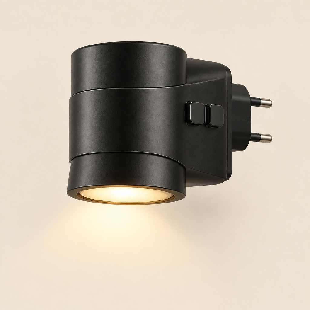 Hemlight nattlampa från sidan